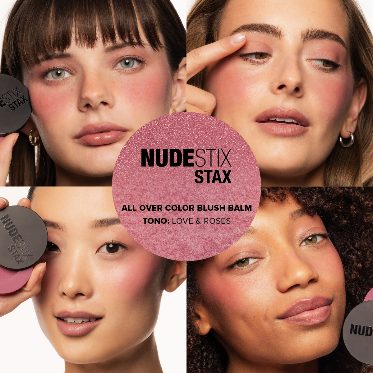 NUDESTIX STAX ALL OVER COLOR BLUSH BALM (RUBOR EN CREMA PARA ROSTRO)